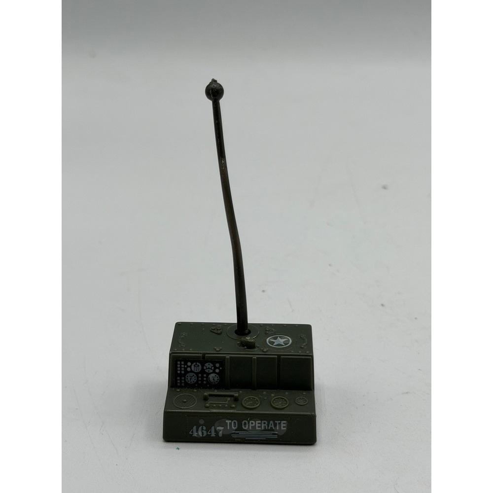 Vintage 1984 GI Joe Bivouac Battle Station FIELD RADIO & ANTENNA Part Hasbro